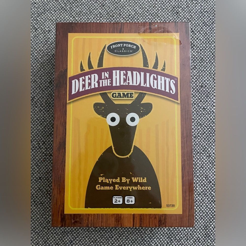 🆕 Deer In The Headlights Game Front Porch  Classics Card And Dice Game